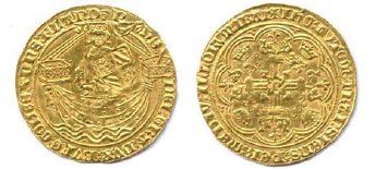 null COMTÉ DE FLANDRE - PHILIPPE LE HARDI maison de Bourgogne 1384-1404 Noble d'or...