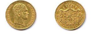 null ROYAUME DE BELGIQUE - LÉOPOLD Ier 1831-1865 Pièce de 25 Francs (7,915 g-900...