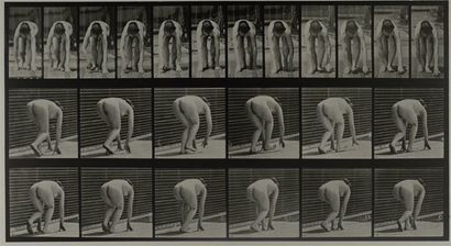 Étienne-Jules Marey (1830-1904) Naked woman in starting blocks