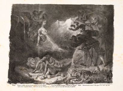 [DELACROIX (Eugène)]. GOETHE. Faust, tragédie. S.l.n.d. [Paris, Danlos, ca 1828]....