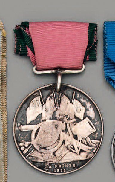 null Empire Ottoman - Médaille de Crimée, modèle pour les troupes françaises, La...