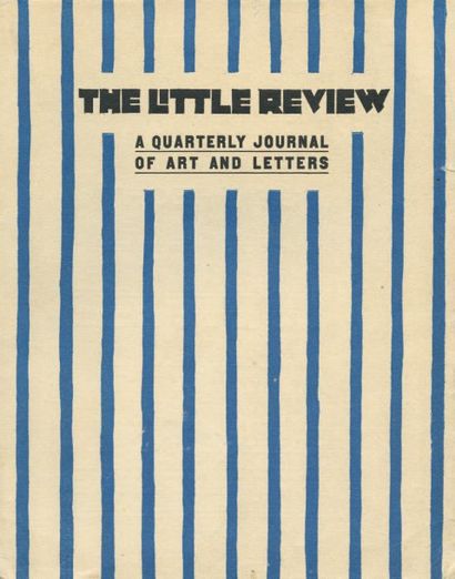 [BRANCUSI] REVUE. THE LITTLE REVIEW. Brancusi number, New York, 1921 ; grand in-8,...