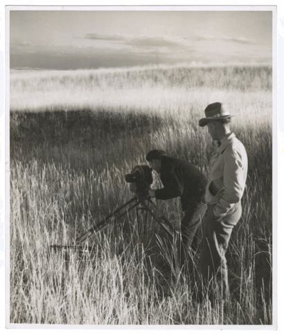 [Paul Strand (1890-1976)] The Plow That Broke the Plains (sur le tournage), 1935...