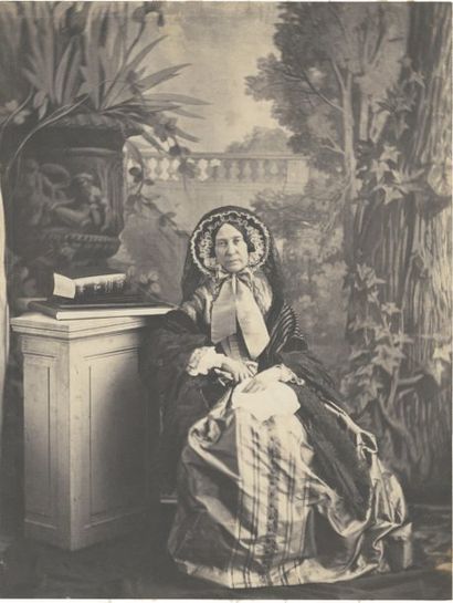 Olympe Aguado (1827-1894) Portrait de sa mère, marquise de las Marismas Studio parisien...