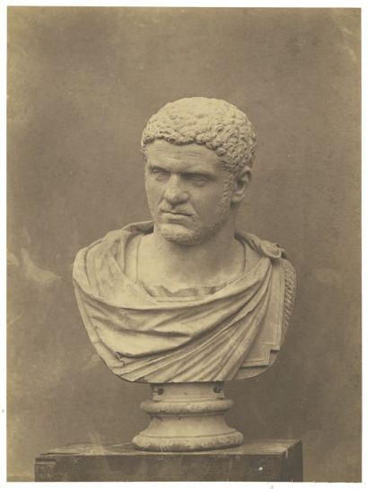 Roger Fenton (1819-1869) Buste de Caracalla (du British Museum) Londres, 1857 Épreuve...