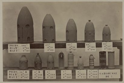 Commission du génie Civil (1870-1871) Les Canons et les Munitions du Siège, 1870-1871
Album...