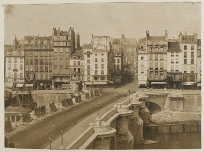 Cercle de Martens et Lerebours Les travaux du Pont-neuf, rive droite
Les travaux...