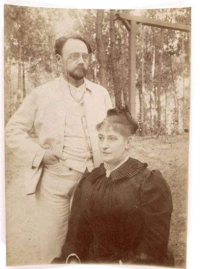 [Émile Zola (1840-1902)] Portrait “avant Jeanne Rozerot”, Royan, 1887
Portrait de...