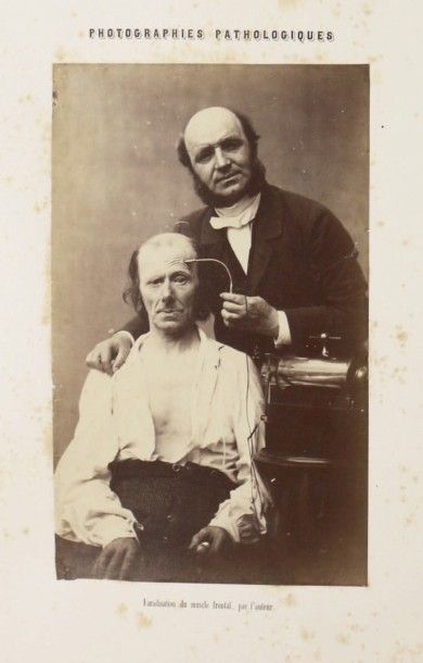 Adrien Tournachon (dit Nadar Jeune, 1825-1903) Guillaume-Benjamin Duchenne (1806-1875)...