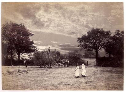 Henry Peach Robinson (1830-1901) Figures in Landscape, Gelligynan Series (photomontages)
Angleterre,...