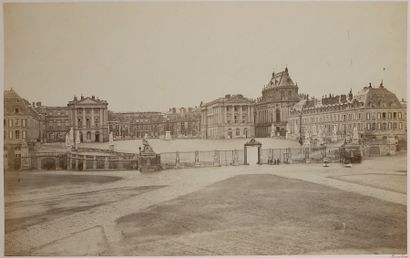 BISSON Frères Place d'armes du Château de Versailles vers 1854
Épreuve sur papier...