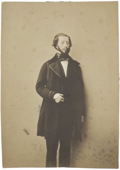 Gustave Le Gray (1820-1884) Portrait à la chevelure bandolinée
Paris, vers 1849
Épreuve...