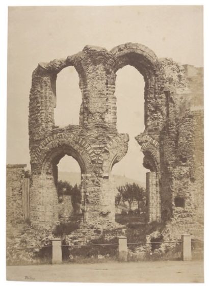 null [Portfeeuille calotypes en Allemagne]
Le Secq, ruines de la cathédrale de Trèves...