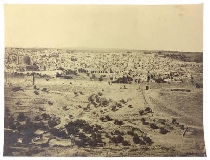 Mendel John Diness (1827-1900) Panorama de Jerusalem du Mont des Oliviers, vers 1857
Trois...