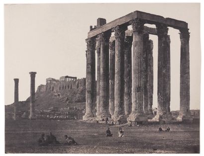 James Robertson (1813-1888) Acropole et Temple de Jupiter olympien
Temple de Jupiter
Athènes,...