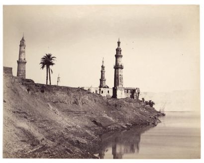 Edouard de Campigneulles (1826-1879) Vues des ruines et du Nil, Égypte, 1858
Huit...