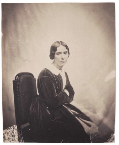 Charles Nègre (1820-1880) Portrait de l'actrice Rachel
Auteuil, 1853
Épreuve sur...