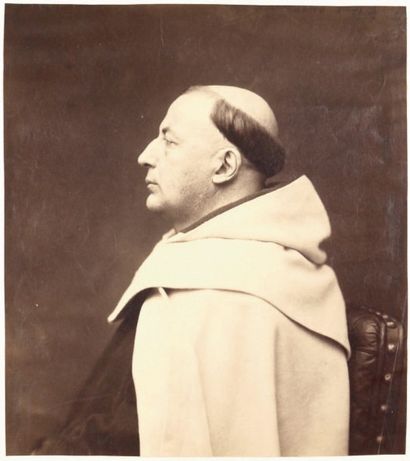 Attr. à Nadar (Félix Tournachon, 1820-1910) Étude de tête tonsurée, vers 1860
Épreuve...