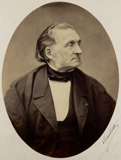 Pierre Lamith Petit (1831-1909) Alphonse Karr, le docteur Trousseau, Jules Favre
Paris,...