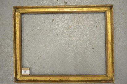 null Baguette en bois mouluré et doré. Époque Louis XVI. 30,2 x 41 cm
Profil: 3,1...
