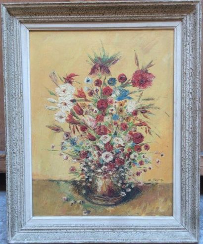 Alphonse PERYN (actif au XXème) Fleurs
Huile sur toile
64 x 48 cm