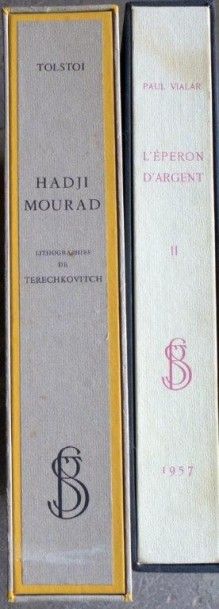 Constantin TERECHKOVITCH et Tolstoï, Léon Hadji Mourad.
Lithographies originales...