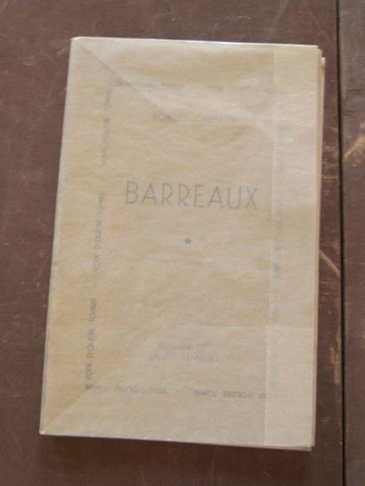 [BRASILLACH (Robert)]. - CHÉNIER (Robert) Barreaux. Paris, Éditions de Minuit et...