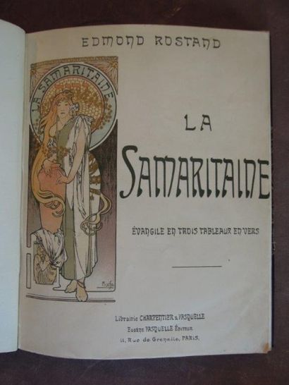 ROSTAND (Edmond) La Samaritaine. Évangile en trois tableaux, en vers. Paris, Charpentier...