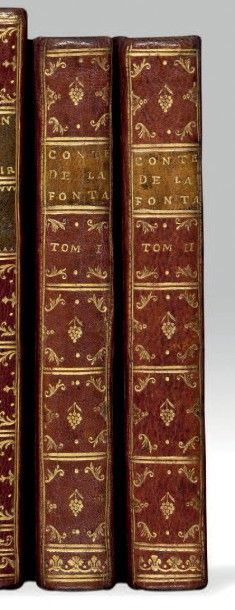 LA FONTAINE (Jean de) Contes et nouvelles en vers. Londres, s.n., 1743. 2 volumes...