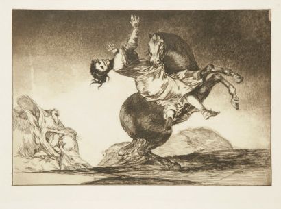 Francisco de GOYA Y LUCIENTES (1746-1828) La mujer y el potro, que los dome otro...