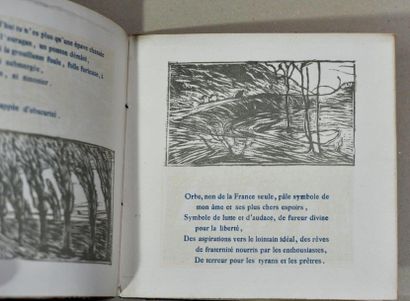 Pierre COMBET-DESCOMBES (1885-1966) Ode à la France/Poème de Walt Whitman. Paris,...