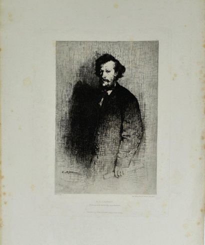 Théodule Ribot (1839-1916) M. A Cadart/Fondateur de la Société des Aqua-Fortistes....