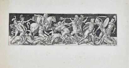 Étienne Delaune (c. 1518-1583) Scènes de batailles et de chasse. Burin. Chaque env....