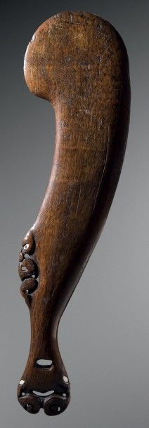  Massue courte wahaika, Maori Kawerau, Nouvelle-Zélande Époque: XVIIIe-XIXe siècle...