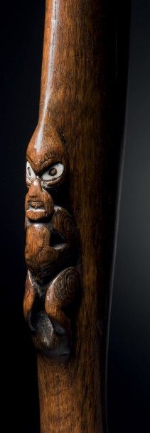  Massue courte wahaika, Maori Kawerau, Nouvelle-Zélande Époque: XVIIIe-XIXe siècle...