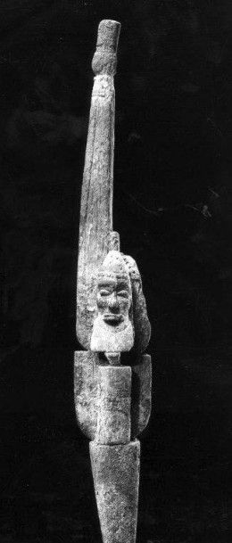  Figure d'ancêtre an dugo, Soninke, Mali Époque: 1250-1300 (Laboratoire GNS Science,...