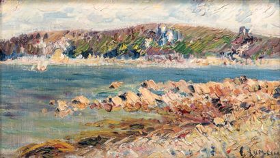 Gustave LOISEAU (1865-1935) La côte de Bretagne vers 1908
Huile sur toile Signée...