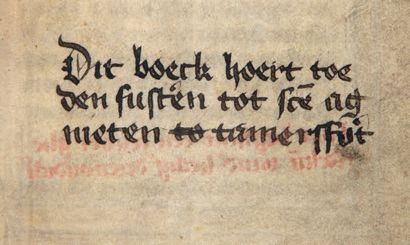 null MANUSCRIT. — Gebetboek [Livre de prières et textes dévots].?En néerlandais (moyen-néerlandais),...