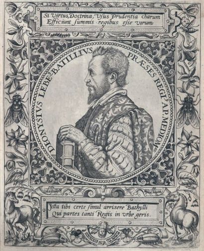 LEBEY DE BATILLY (Denis) Emblemata. Francfort-sur-le-Main, [Théodore de Bry], 1596....