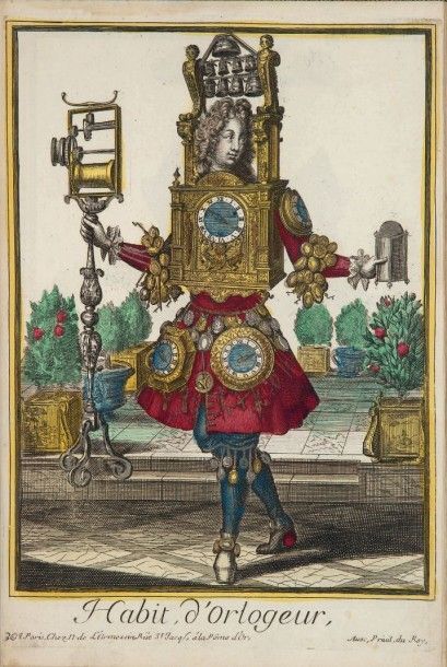 LARMESSIN (Nicolas de) Costumes grotesques et habits de Métiers. [Paris], Chez N....