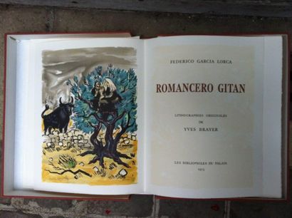 GARCIA LORCA (Federico) 
Romancero gitano. Illustré par BRAYER. Les Bibliophiles...
