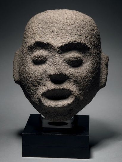 null TETE D'HOMME 
Culture Veracruz, Côte du Golfe, Mexique
Classique, 250-650 après...