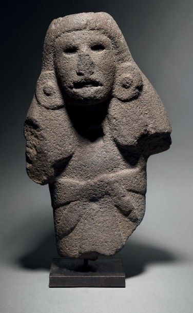 null DEESSE DU MAÏS (?)
Culture Aztèque, Vallée de Mexico, Mexique 1300-1500 après...