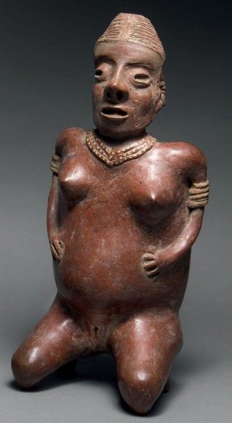 null PARTURIENTE 
Culture Nayarit, Mexique occidental
Protoclassique, 100 avant J.-C.-250...
