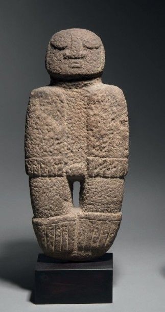 null IDOLE 
Culture Diquis, Costa Rica
Période VI, 1000-1500 après J.-C.
H. 39,5...