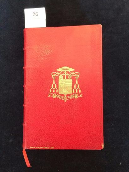 GERMONPREZ (FRANÇOIS) Recueil de 17 pièces en un volume in-8, maroquin rouge, janséniste,...