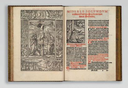 null BIBLE.
- Missale secundum ordinem fratrum Predicatorum. Venise, Junte, 1562....