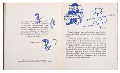 PRÉVERT Jacques L'ANGE GARDE-CHIOURME. Paris, Fontaine, 1946. In-16, broché, couverture...