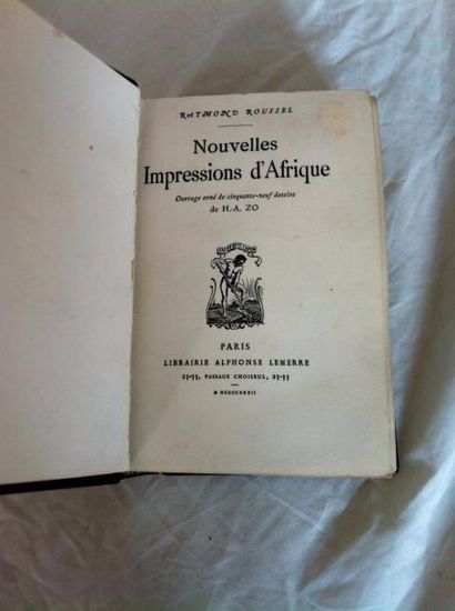 ROUSSEL Raymond. NOUVELLES IMPRESSIONS D'AFRIQUE. Ouvrage orné de cinquante-neuf...