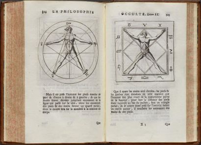AGRIPPA (Henri Corneille) LA PHILOSOPHIE OCCULTE. Divisée en trois livres et traduite...